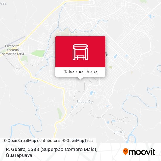 R. Guaíra, 5588 (Superpão Compre Mais) map