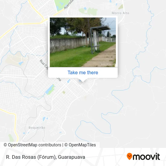 R. Das Rosas (Fórum) map