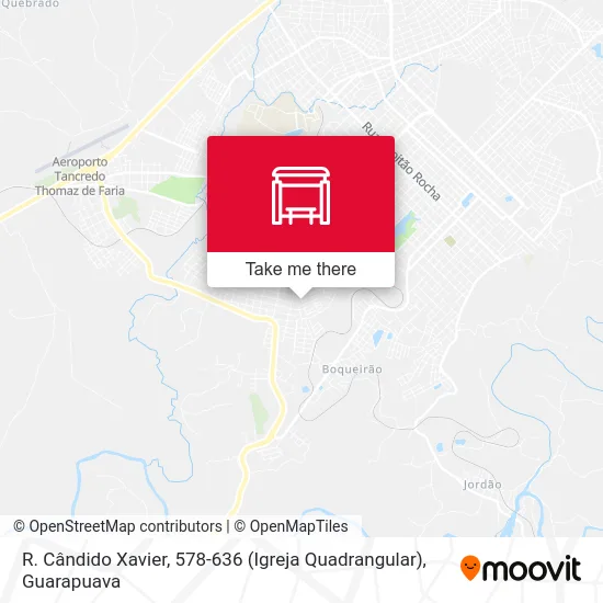 R. Cândido Xavier, 578-636  (Igreja Quadrangular) map