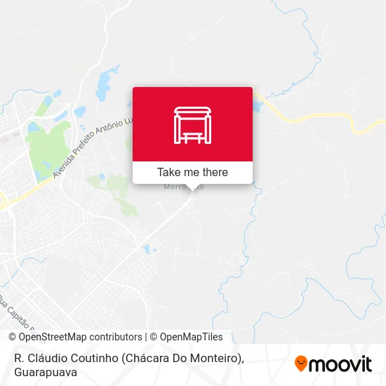 R. Cláudio Coutinho (Chácara Do Monteiro) map