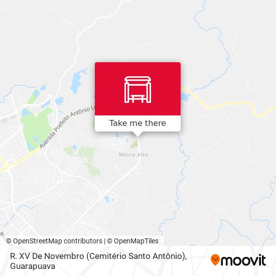 R. XV De Novembro (Cemitério Santo Antônio) map