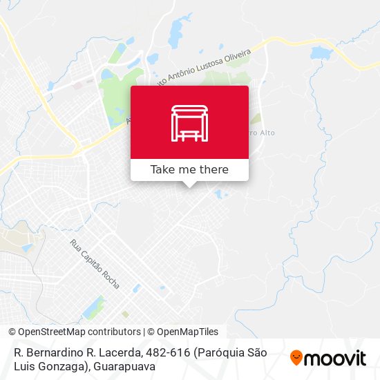 R. Bernardino R. Lacerda, 482-616 (Paróquia São Luis Gonzaga) map