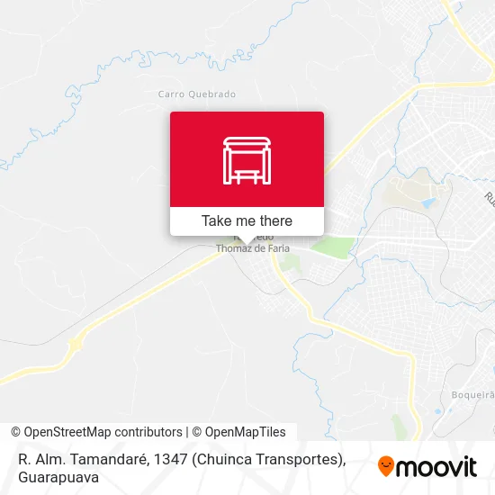 R. Alm. Tamandaré, 1347 (Chuinca Transportes) map