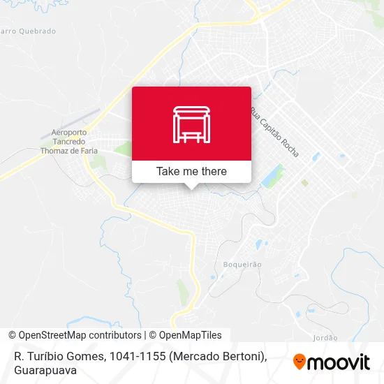 R. Turíbio Gomes, 1041-1155 (Mercado Bertoni) map