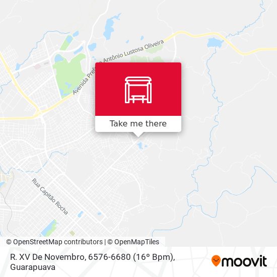 R. XV De Novembro, 6576-6680 (16º Bpm) map