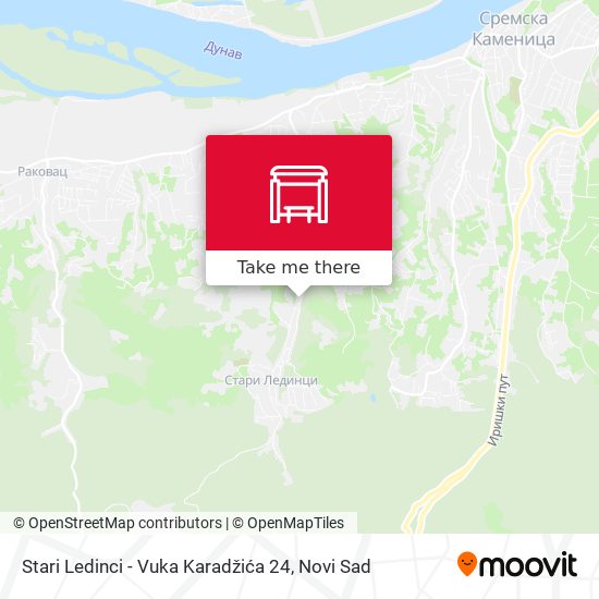 Stari Ledinci - Vuka Karadžića 24 map