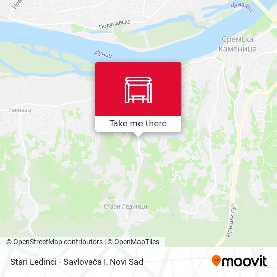 Stari Ledinci - Savlovača I map