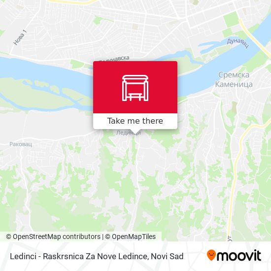 Ledinci - Raskrsnica Za Nove Ledince map
