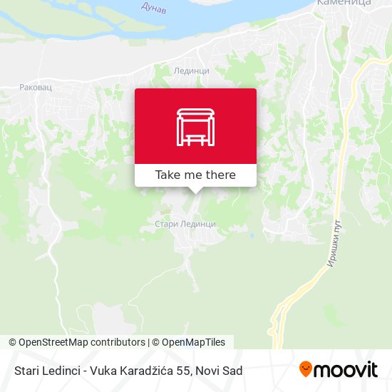 Stari Ledinci - Vuka Karadžića 55 map