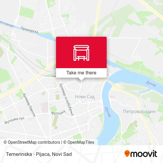 Temerinska - Market map