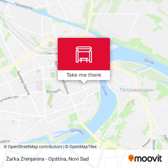 Žarka Zrenjanina - Opština map