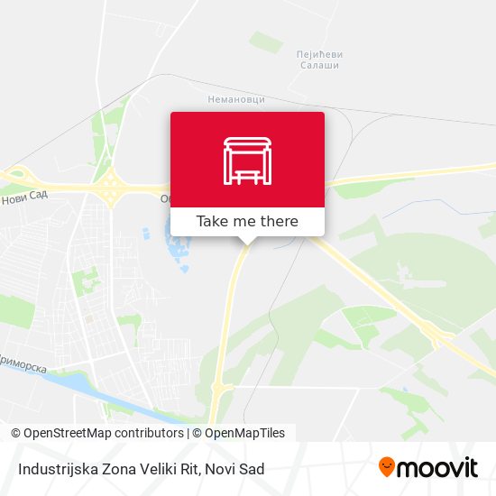 Industrijska Zona Veliki Rit map
