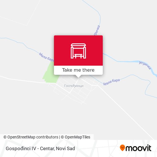 Gospođinci IV - Centar map