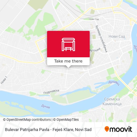 Bulevar Patrijarha Pavla - Feješ Klare map