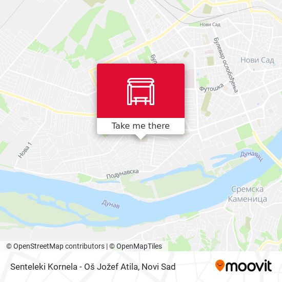 Senteleki Kornela - Oš Jožef Atila map