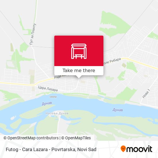 Futog - Cara Lazara - Povrtarska map