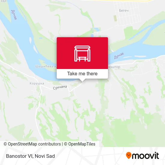 Banostor VI map
