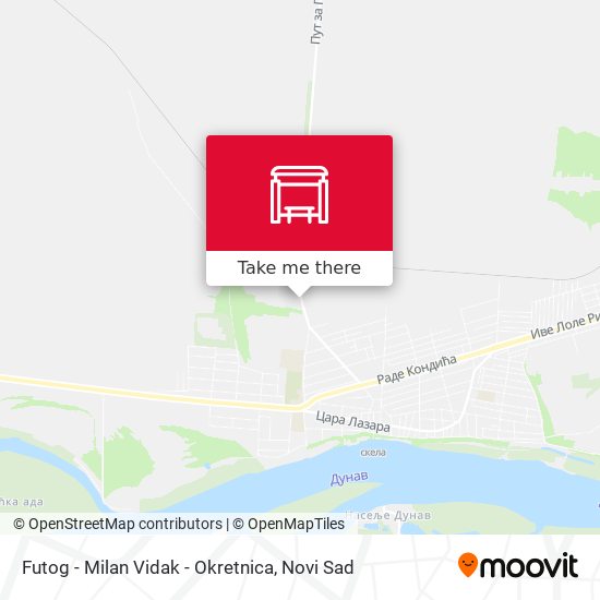 Futog - Milan Vidak - Okretnica map