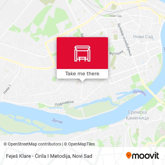 Feješ Klare - Ćirila I Metodija map