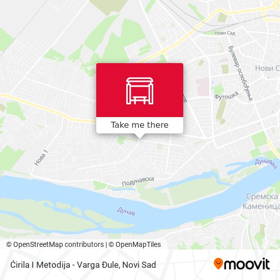 Ćirila I Metodija - Varga Đule map
