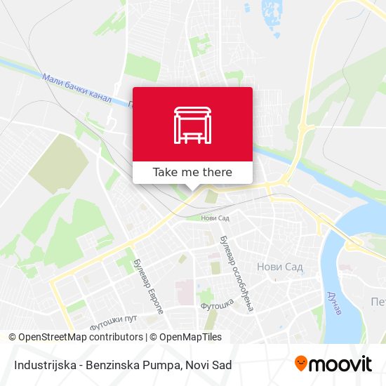 Industrijska - Benzinska Pumpa map