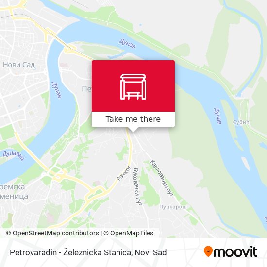 Petrovaradin - Železnička Stanica map