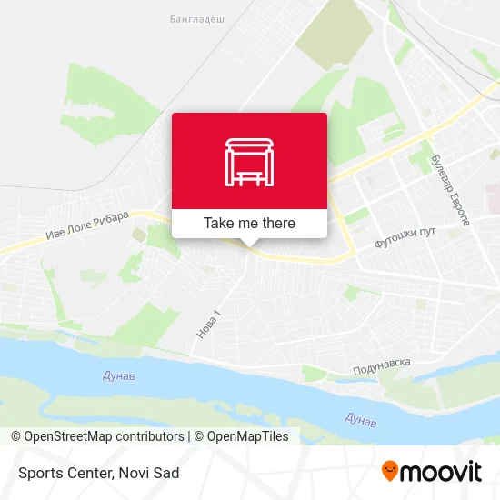 Sports Center map