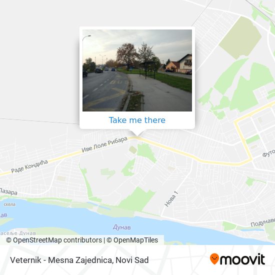 Veternik - Mesna Zajednica map