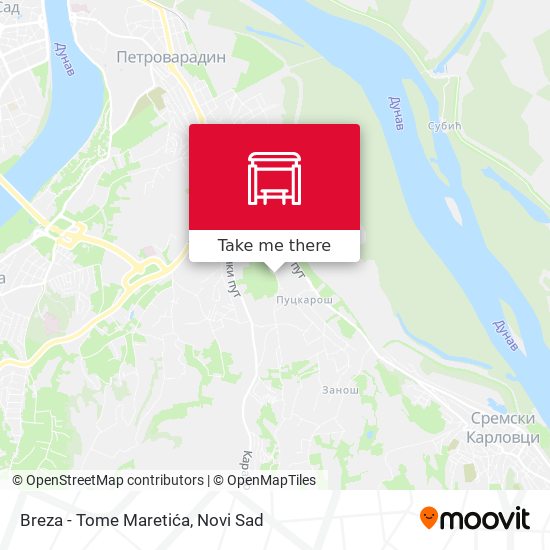 Breza - Tome Maretića map