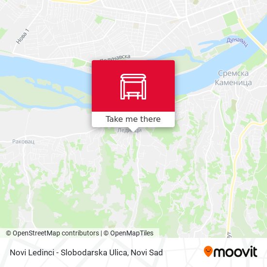 Novi Ledinci - Slobodarska Ulica map