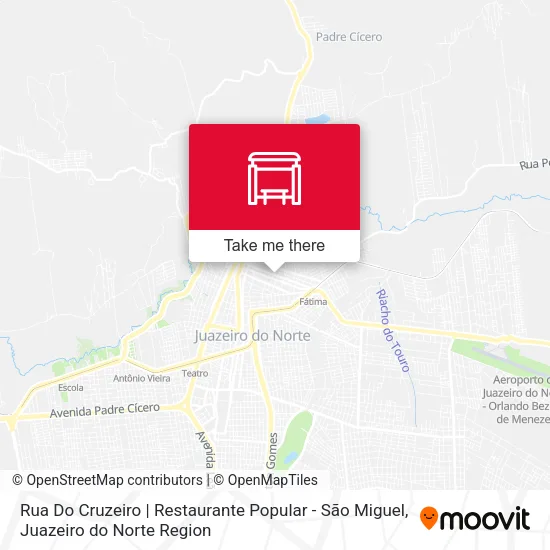 Rua Do Cruzeiro | Restaurante Popular - São Miguel map