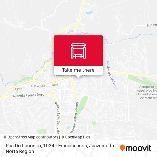 Rua Do Limoeiro, 1034 - Franciscanos map