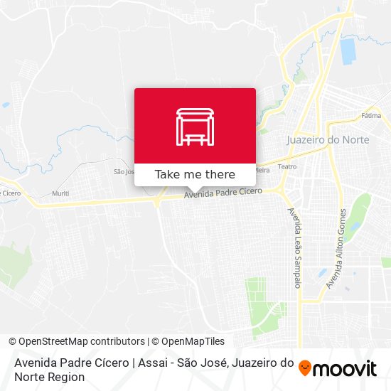 Avenida Padre Cícero | Assai - São José map