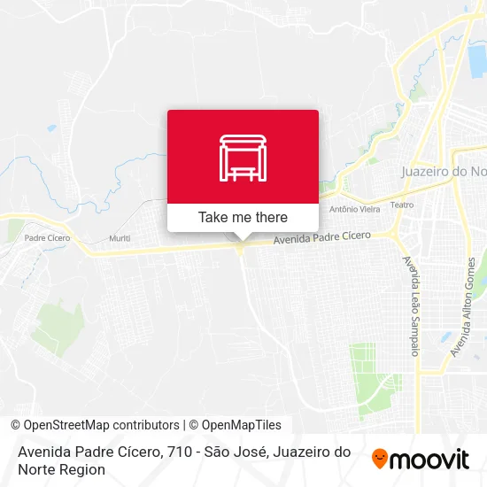 Avenida Padre Cícero, 710 - São José map