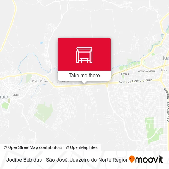 Jodibe Bebidas - São José map