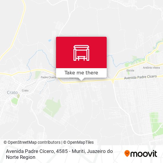 Avenida Padre Cícero, 4585 - Muriti map