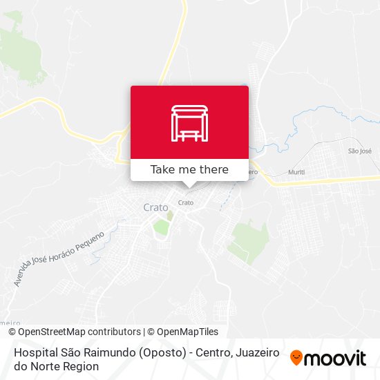 Hospital São Raimundo (Oposto) - Centro map