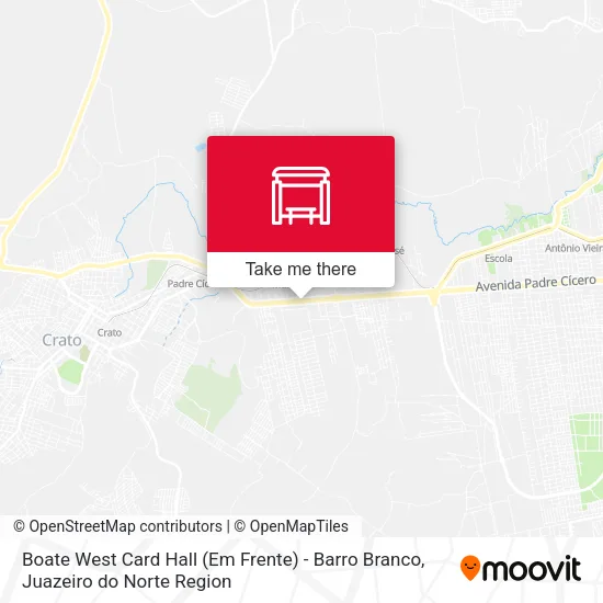 Boate West Card Hall (Em Frente) - Barro Branco map