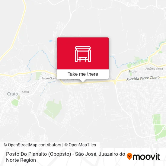 Mapa Posto Do Planalto (Opopsto)  - São José