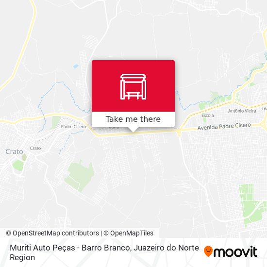 Muriti Auto Peças - Barro Branco map