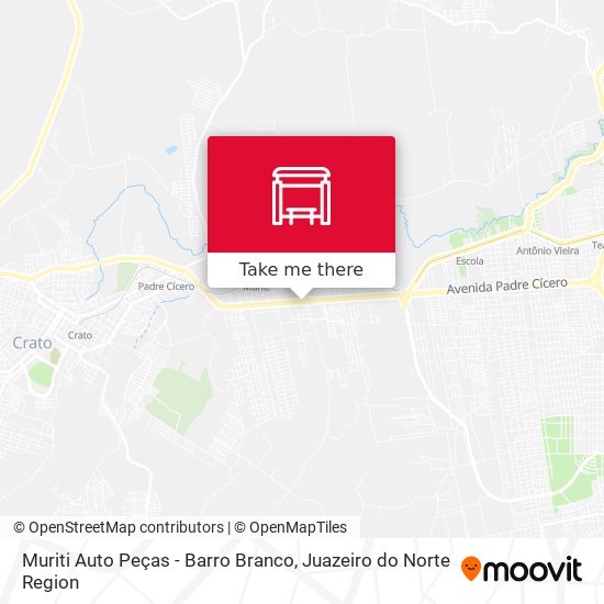 Mapa Muriti Auto Peças - Barro Branco