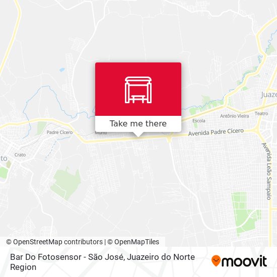 Mapa Bar Do Fotosensor - São José