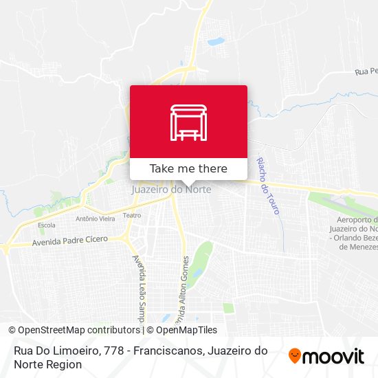 Rua Do Limoeiro,  778 - Franciscanos map