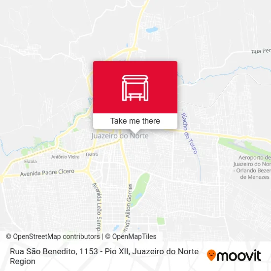 Rua São Benedito, 1153 - Pio XII map