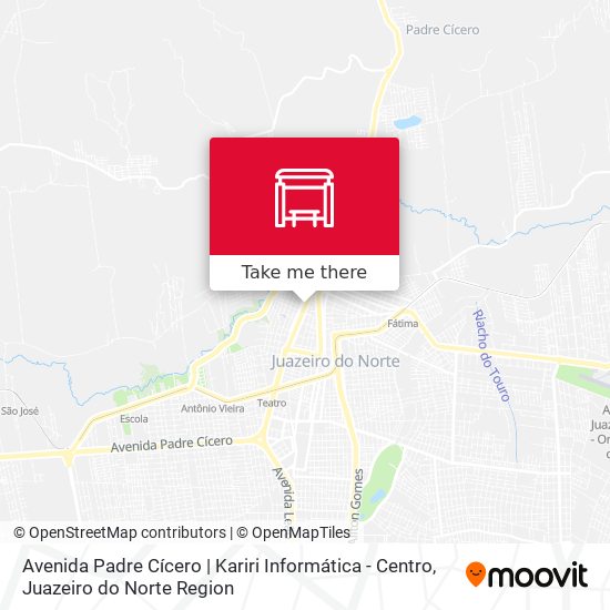 Avenida Padre Cícero | Kariri Informática - Centro map