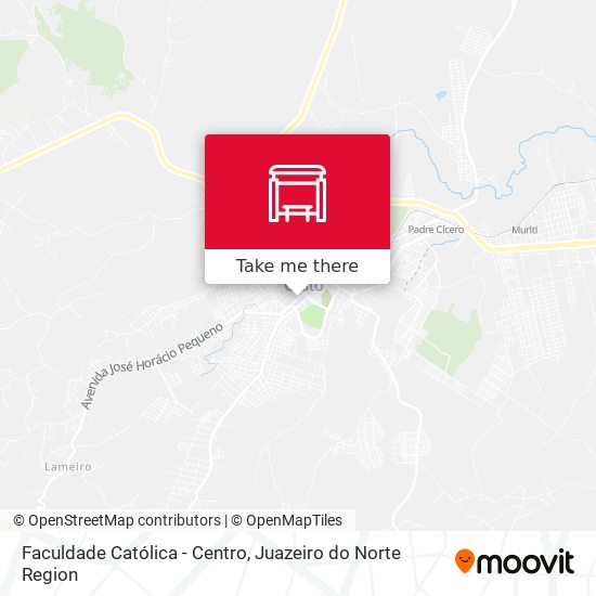 Faculdade Católica - Centro map