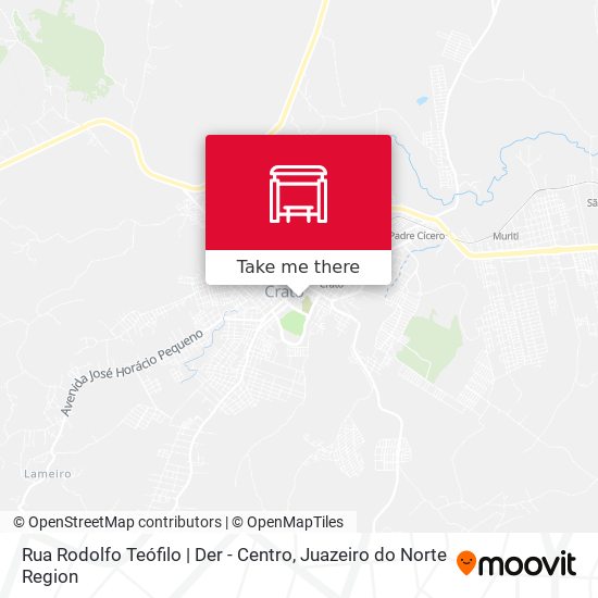 Rua Rodolfo Teófilo | Der - Centro map