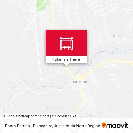 Posto Estrela - Bulandeira map