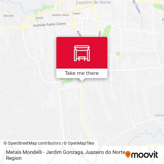 Mapa Metais Mondelli - Jardim Gonzaga