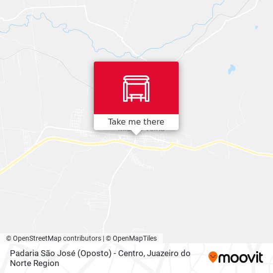 Mapa Padaria São José (Oposto) - Centro